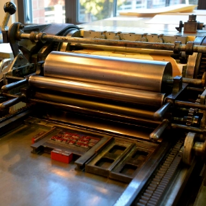 Printing machine picture